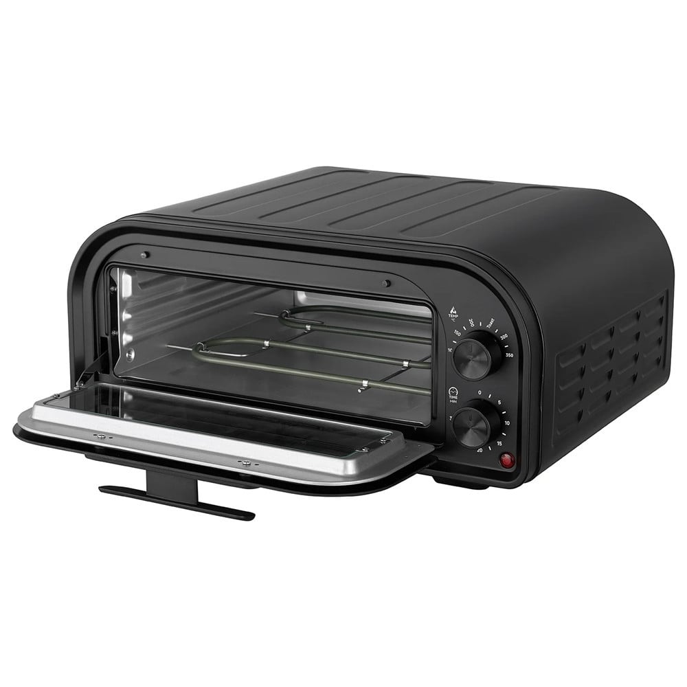 FORNO PIZZA PIETRA REFRATTARIA 1600W COTTURA RAPIDA DOPPIO RISCALDANTE