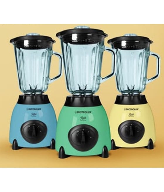 FRULLATORE ELETTRICO DESIGN RETRÒ 400W 2 VELOCITÀ BROCCA VETRO 1,5LT