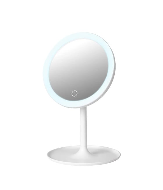 SPECCHIO LUMINOSO 26 LED TOUCH DIMMERABILE REGOLABILE LUCE FREDDO