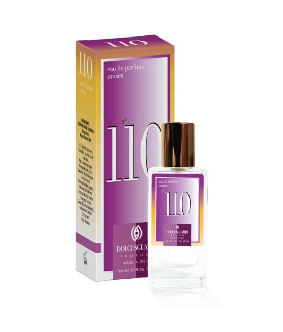 PROFUMO CORPO EAU DE TOILETTE PARFUM UNISEX N°110 50ML FRAGRANZA GOURMAND AVVOLGENTE