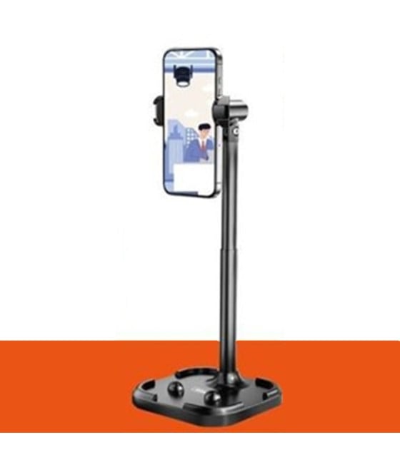 SUPPORTO DA TAVOLO PER CELLULARI TABLET CON CLIP ROTAZIONE REGOLABILE Q-ZJ020