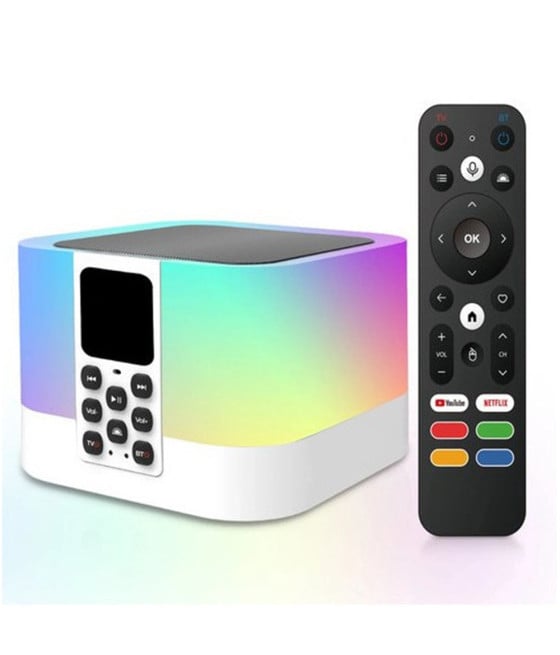 TV BOX 8K ULTRA HD ALTOPARLANTE BLUETOOTH ILLUMINAZIONE RGB TV6 MATE