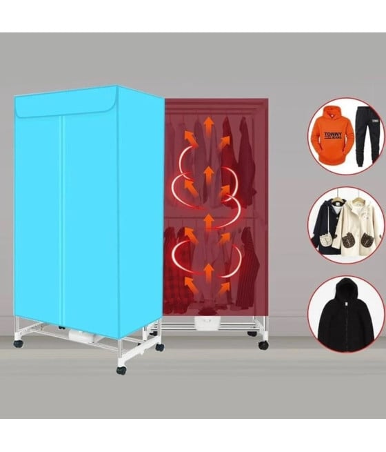 ASCIUGATRICE ELETTRICA PORTATILE ASCIUGA BIANCHERIA 1500W CASE CAMPER