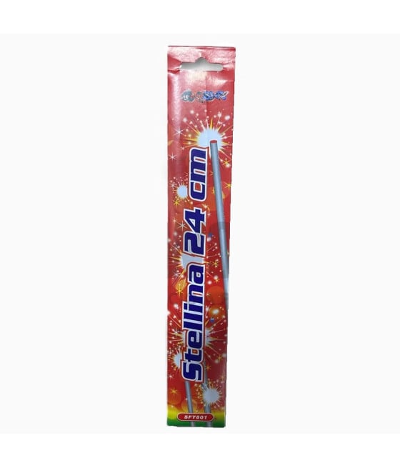 KIT DA 10PZ DI STELLE STELLINE MAGICHE DA 24 CM CANDELINE SCINTILLANTI