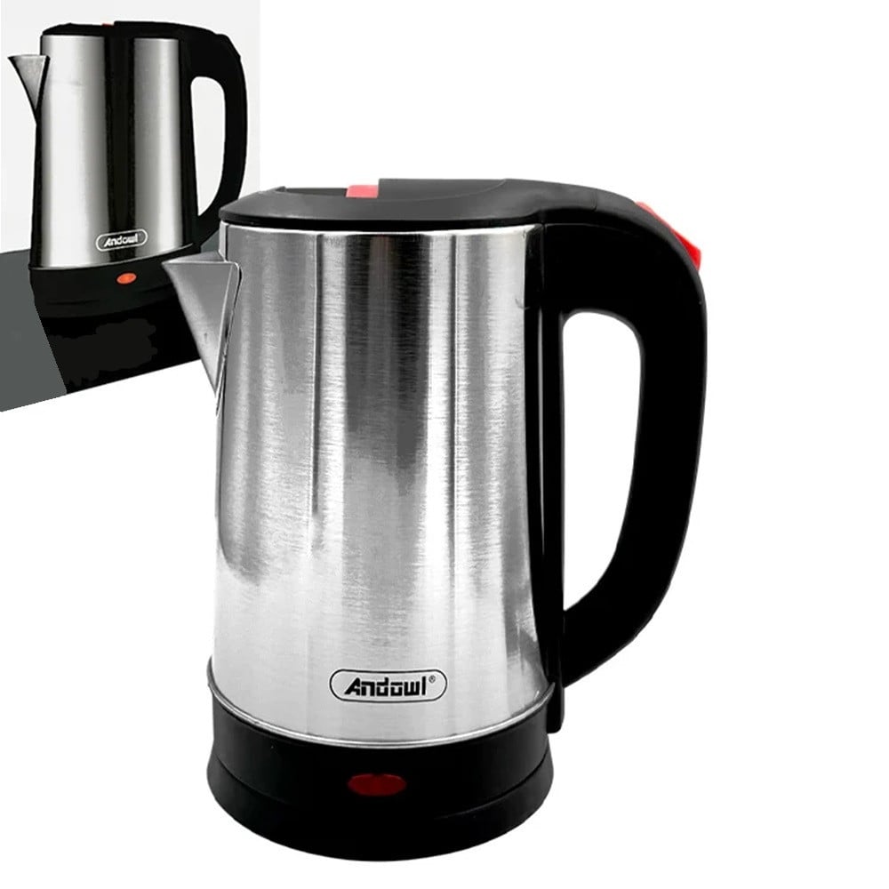 BOLLITORE RISCALDANTE ELETTRICO IN ACCIAIO 1,8 LT 1500 W Q-RS286