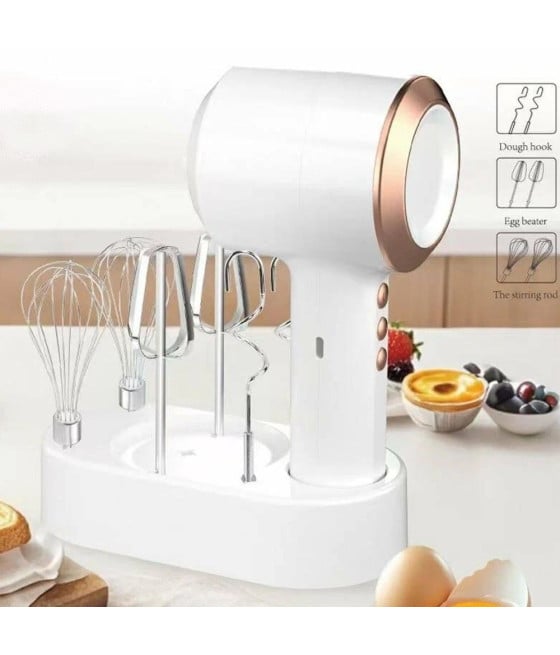 SBATTITORE IMPASTATRICE MULTIFUNZIONE ELETTRICO PORTATILE RICARICABILE