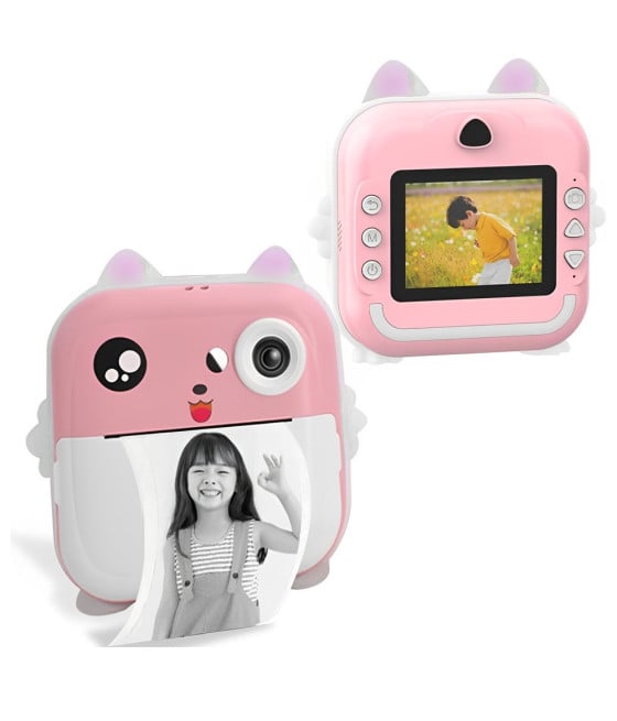 FOTOCAMERA DIGITALE BAMBINI CON SCHERMO PER STAMPA TERMICA ISTANTANEA C6