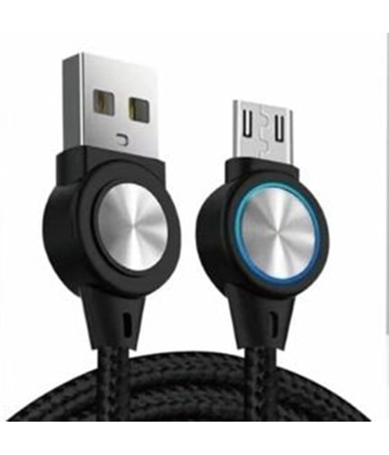 CAVO USB A MICRO USB TRASMISSIONE DATI RICARICA RAPIDA 3A 1MT Q-SJ514