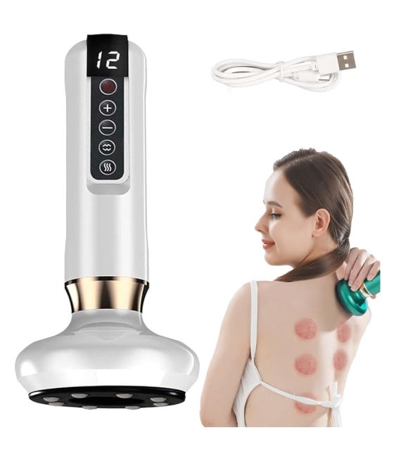MASSAGGIATORE ANTI CELLULITE CORPO GLUTEI ASPIRAZIONE REGOLABILE CALORE