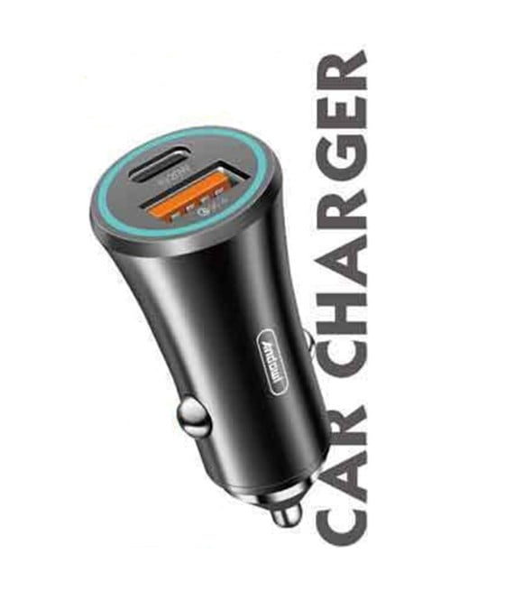 CARICABATTERIE AUTO RICARICA RAPIDA PD30W QC3.0 20W 3A USB / TYPE-C Q-DC309