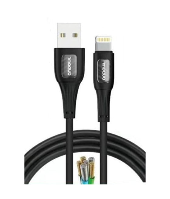 CAVO RICARICA TRASFERIMENTO DATI DA USB A LIGHTNING 3A 1MT Q-SJ88