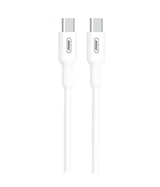 CAVO RICARICA TRASMISSIONE DATI DA TYPE-C A TYPE-C 5A DA 1 MT Q-SJ31