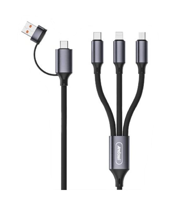 CAVO RICARICA DATI USB A MICRO USB / LIGHTNING / TYPE-C Q-SJ57