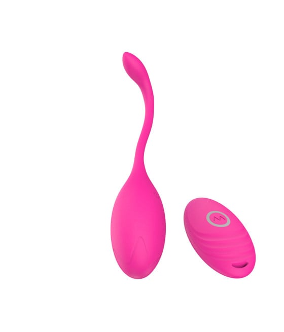 Ovetto Vibrante con Telecomando Vibratore Clitoride a 10 Modalità in Silicone