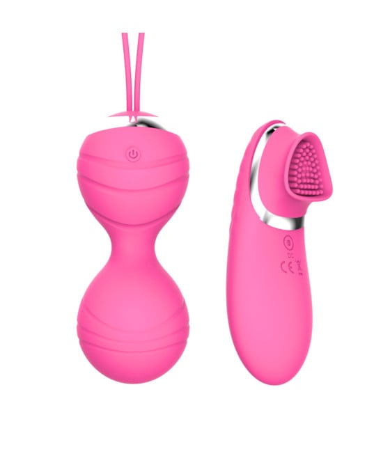 Ovetto Vibrante con Telecomando Palline Vaginali Vibranti Stimolatore Clitorideo