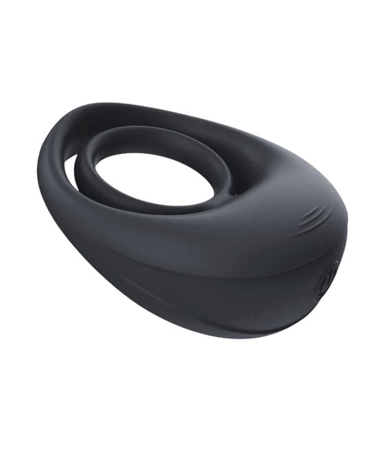 Anello Fallico Vibrante per Pene Stimolatore Clitoride Ritardante in Silicone USB