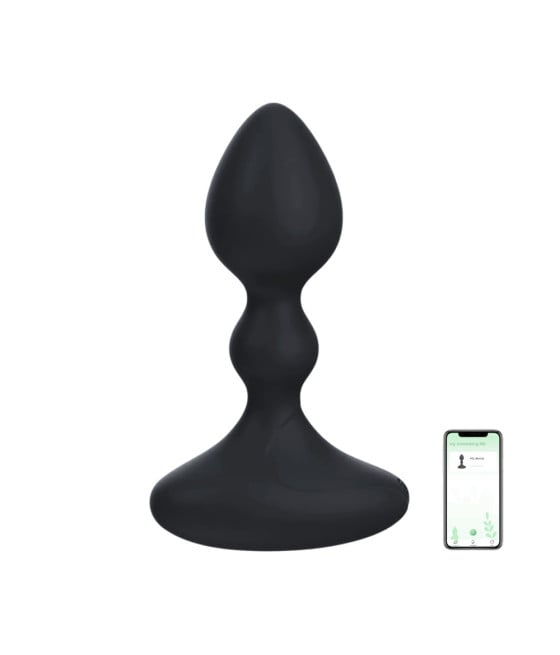 Vibratore Butt Plug Anale Vibrante con App in Silicone Morbido Stimolatore Smart