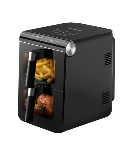 FRIGGITRICE AD ARIA DOPPIO CESTELLO OBLO' 11 LT 2800W SCHERMO DIGITALE