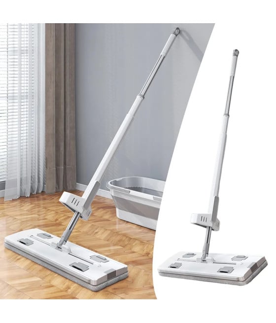 MOCIO PIATTO GIREVOLE A 360° PER PULIZIA LAVA PAVIMENTI STRIZZATORE