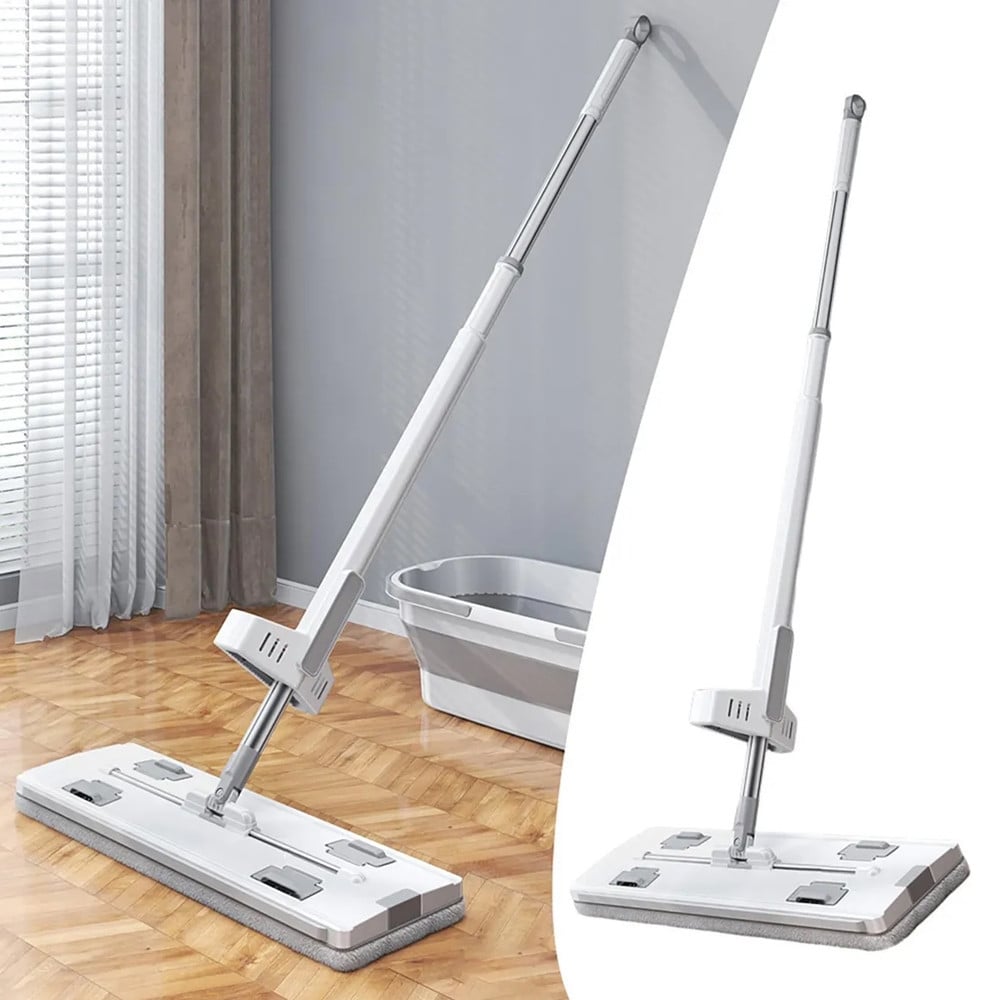 MOCIO PIATTO GIREVOLE A 360° PER PULIZIA LAVA PAVIMENTI STRIZZATORE