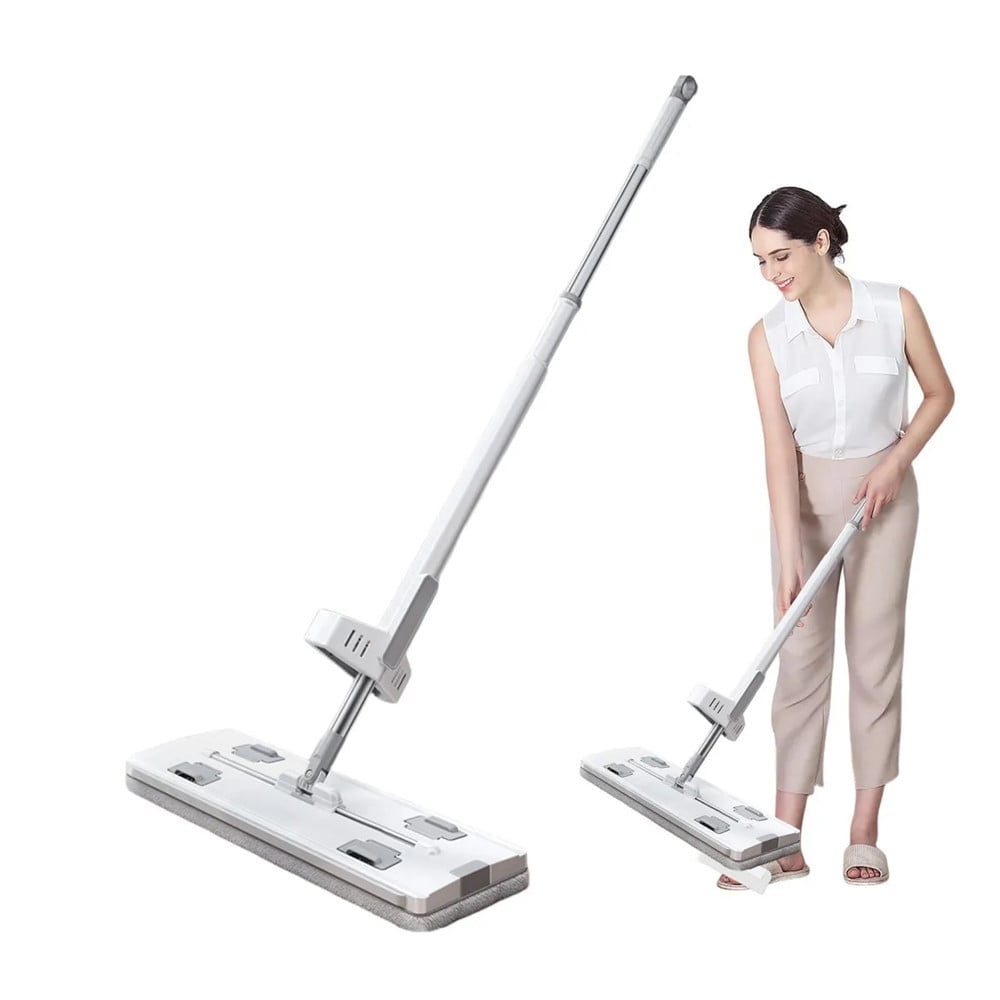 MOCIO PIATTO GIREVOLE A 360° PER PULIZIA LAVA PAVIMENTI STRIZZATORE
