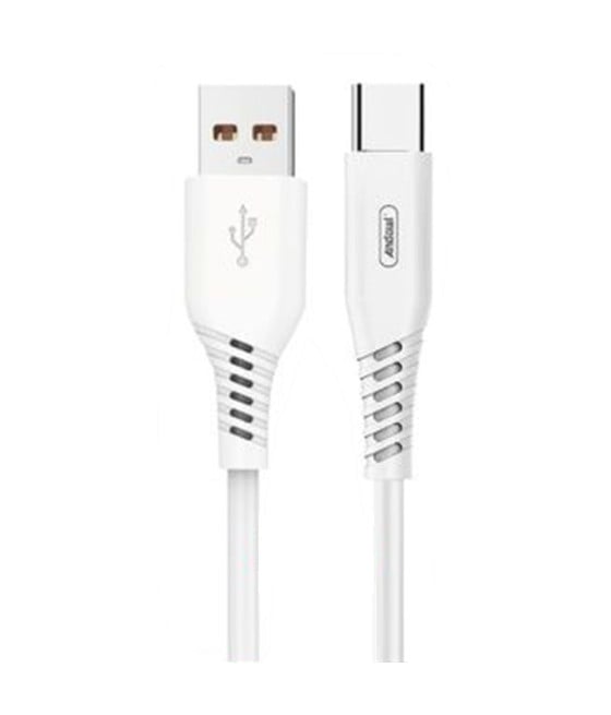 CAVO RICARICA TRASFERIMENTO DATI VELOCE DA USB A TYPE-C 1MT 3A Q-SJ7C