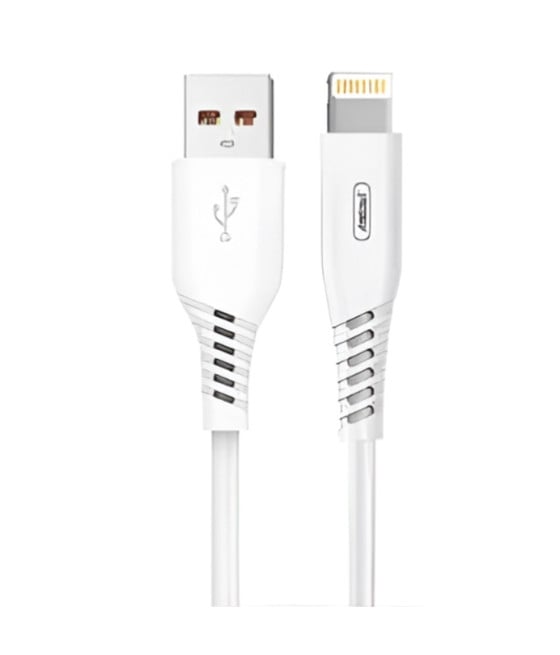 CAVO RICARICA RAPIDA TRASFERIMENTO DATI DA USB A LIGHTNING 3A Q-SJ7D 1MT