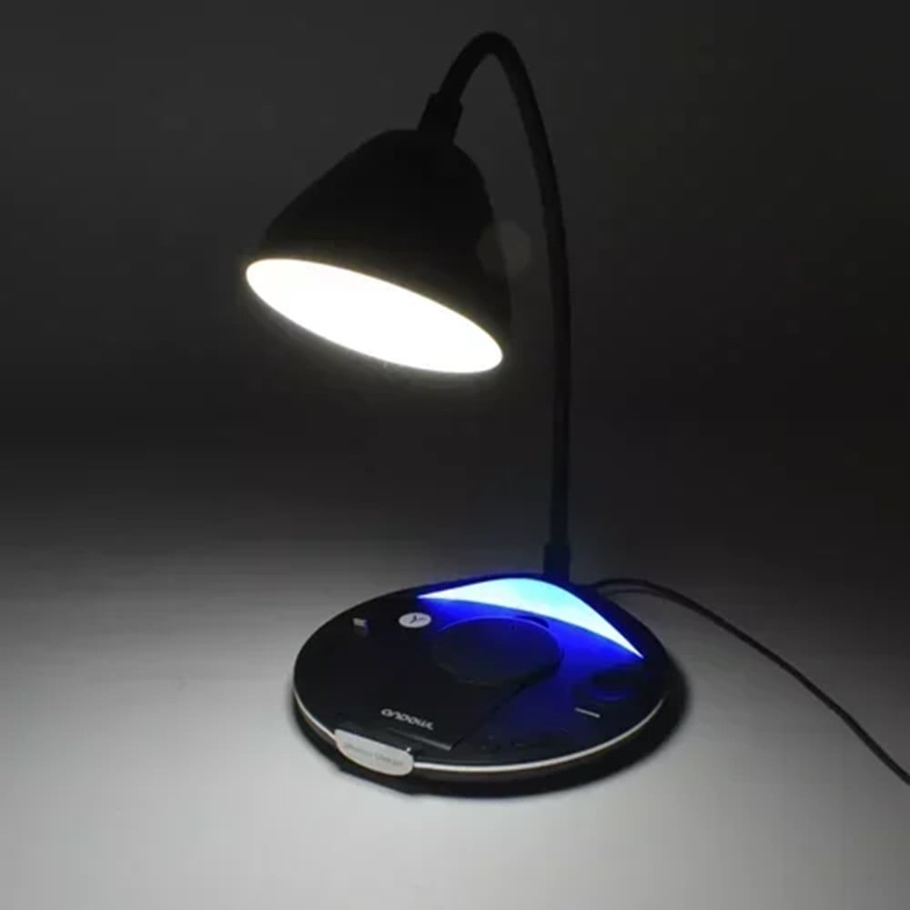 LAMPADA PIEGHEVOLE SCRIVANIA LED 5IN1 BASE RICARICA WIRELESS Q-CD506