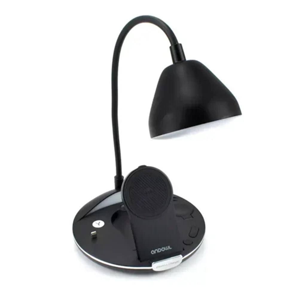 LAMPADA PIEGHEVOLE SCRIVANIA LED 5IN1 BASE RICARICA WIRELESS Q-CD506