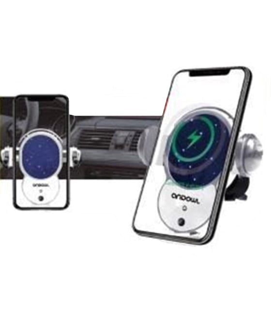 CARICATORE RICARICA RAPIDA WIRELESS MAGNETICO AUTO 20W Q-PD24