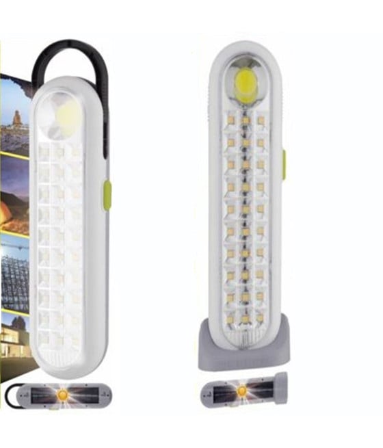 LUCE DI EMERGENZA SOLARE 30 LUCI LED SMD RICARICABILE PORTATILE Q-D30