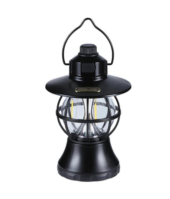 LAMPADA CAMPEGGIO MULTIFUNZIONALE LED PORTATILE LANTERNA RETRÒ Q-LY32
