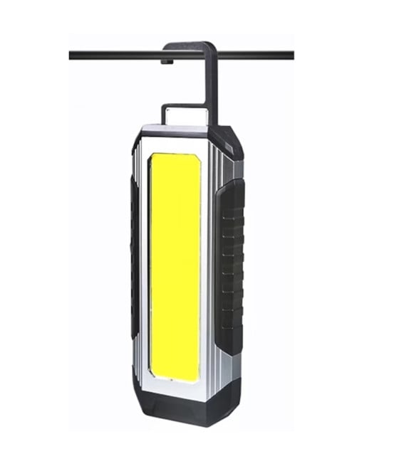 LAMPADA DA LAVORO LED + COB Q-D77 RICARICABILE USB 7 MODALITÀ ILLUMINAZIONE