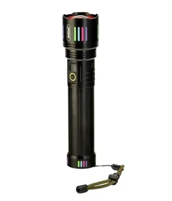 TORCIA LUCE POTENTE LED ELETTRICA PORTATILE RICARICABILE ZOOM L660