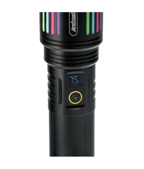 TORCIA LUCE POTENTE LED ELETTRICA PORTATILE RICARICABILE ZOOM L660