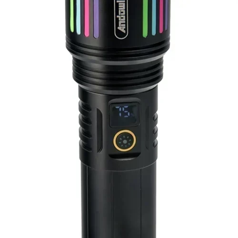 TORCIA LUCE POTENTE LED ELETTRICA PORTATILE RICARICABILE ZOOM L660