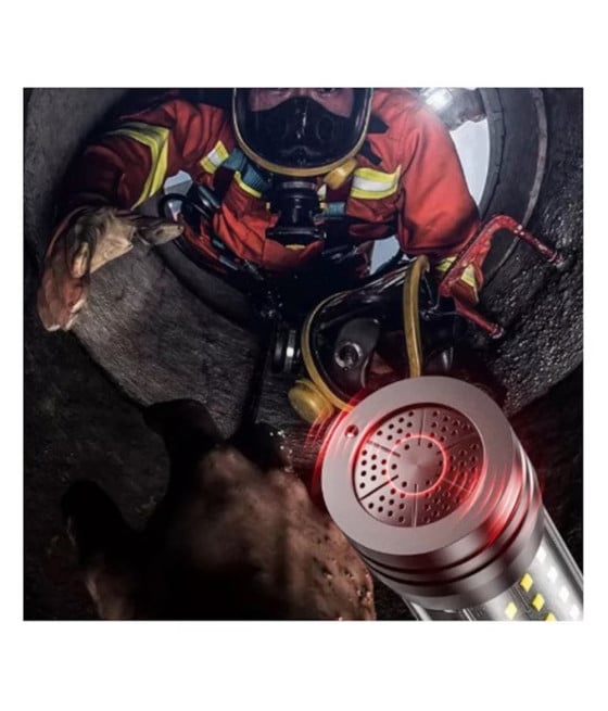 TORCIA ELETTRICA RICARICABILE MULTIUSO A LED Q-D650 EMERGENZA MARTELLO