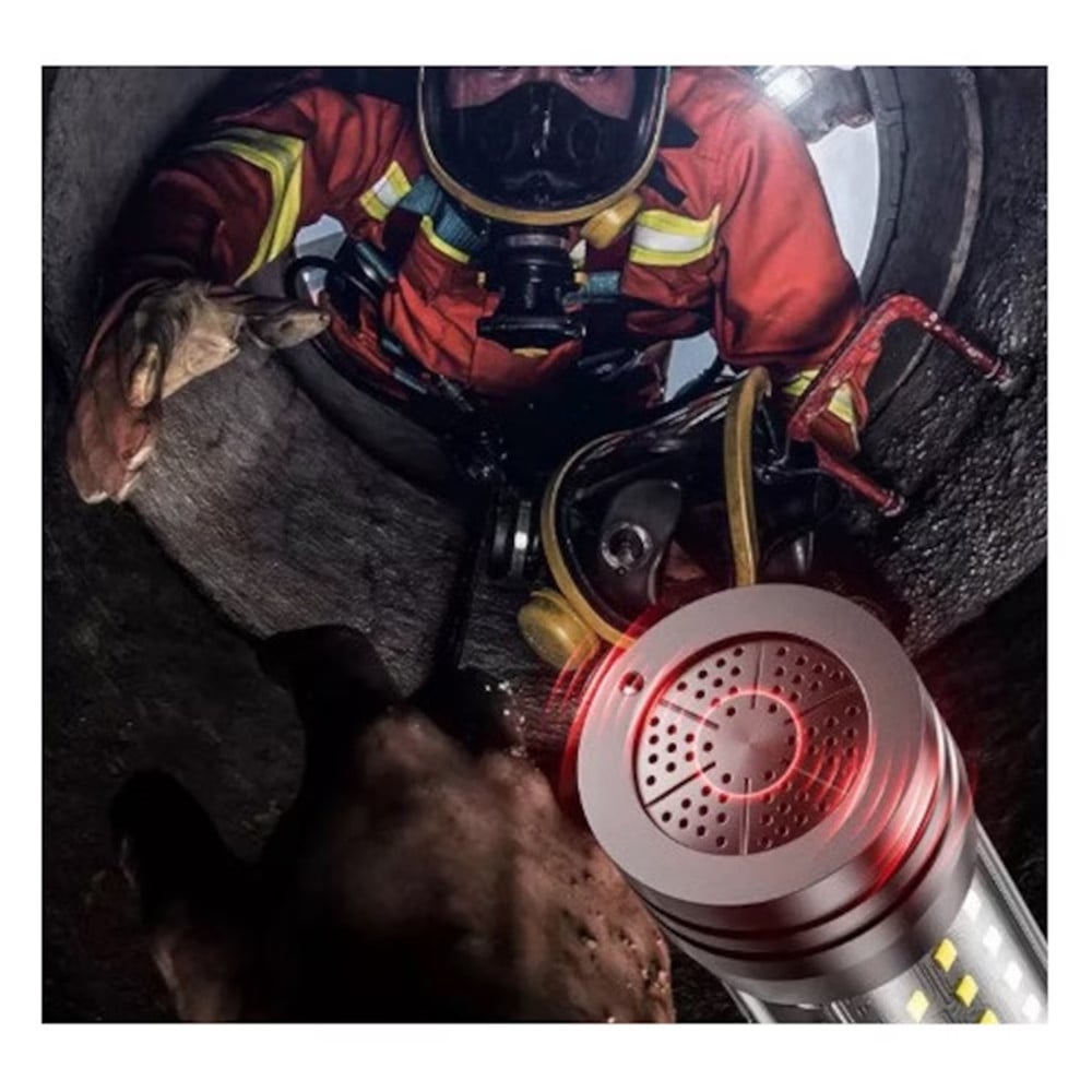 TORCIA ELETTRICA RICARICABILE MULTIUSO A LED Q-D650 EMERGENZA MARTELLO