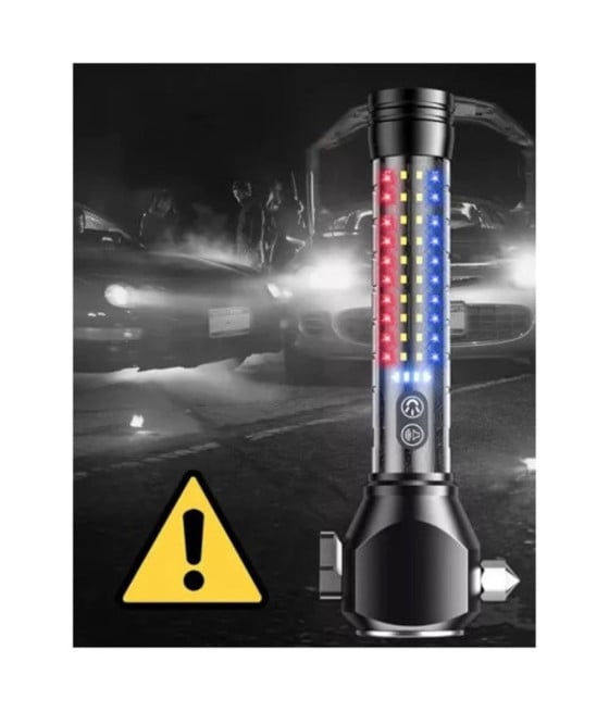 TORCIA ELETTRICA RICARICABILE MULTIUSO A LED Q-D650 EMERGENZA MARTELLO