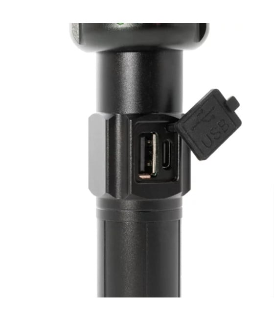 TORCIA ELETTRICA IN ALLUMINIO RICARICABILE LED IMPERMEABILE Q-D977B