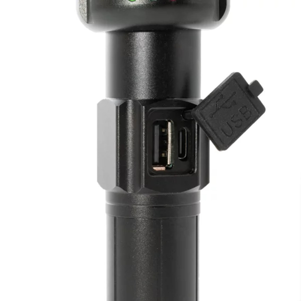 TORCIA ELETTRICA IN ALLUMINIO RICARICABILE LED IMPERMEABILE Q-D977B