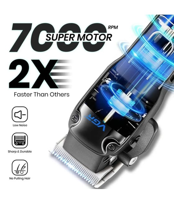 Tagliacapelli Professionale VGR V-013 Clipper Barber Trimmer Fade