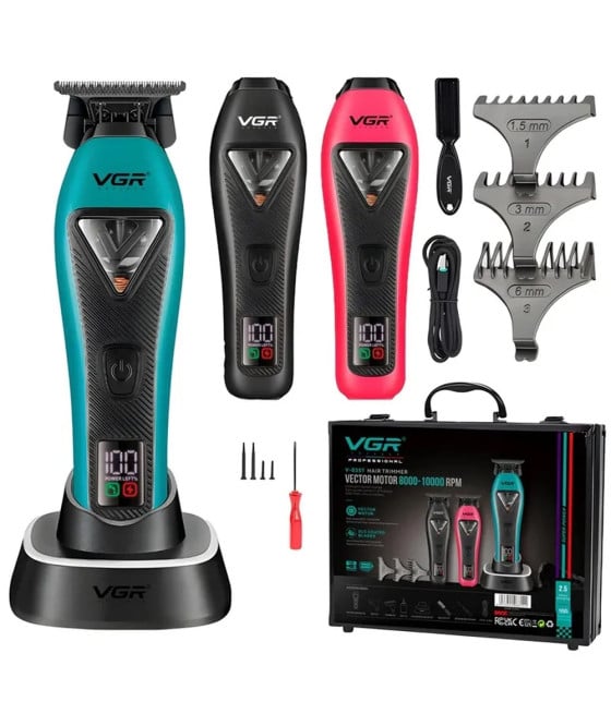 VGR V-035T Trimmer Professionale | Tagliacapelli, Rasoio, Regolabarba