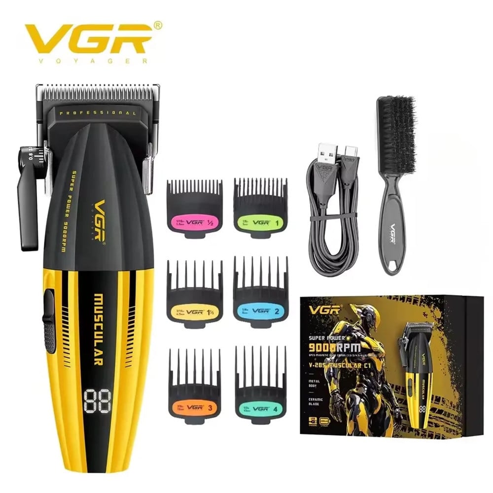 Tagliacapelli Professionale VGR V-285 – Rasoio Barber Clipper Regolabarba