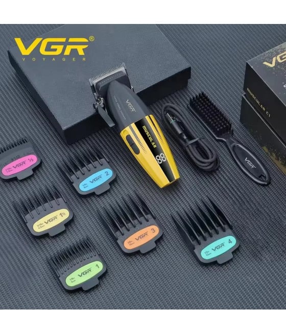 Tagliacapelli Professionale VGR V-285 – Rasoio Barber Clipper Regolabarba