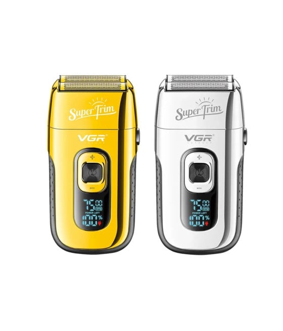 VGR V-332 Rasoio Professionale Foil Shaver Barber Display LED 3 Velocità