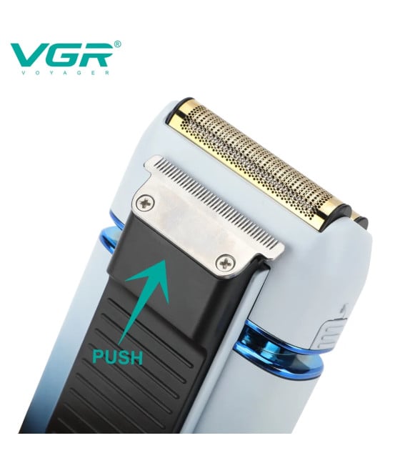 VGR Rasoio Professionale V-362 – Trimmer Barber Precisione e Fade Foil Shaver