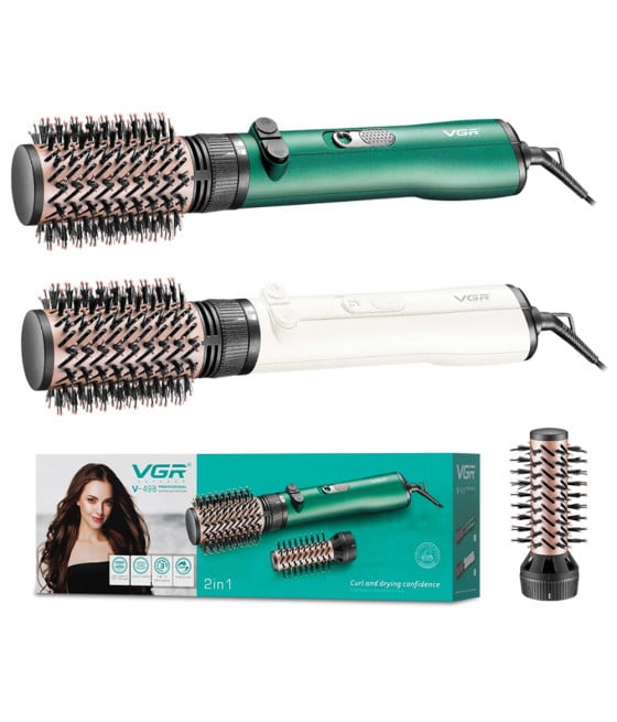 VGR V-498 Air Brush Professionale 1200W Spazzola Asciugacapelli Parrucchiere