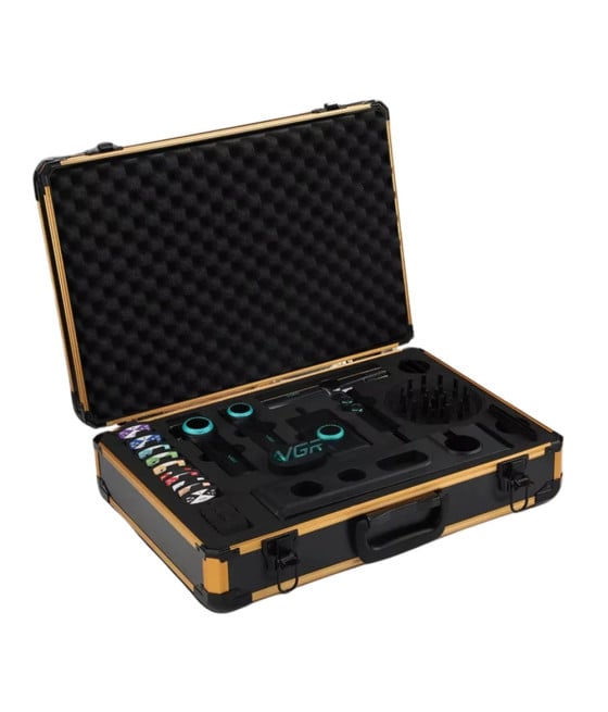 Tagliacapelli Professionale VGR 4-in-1 | Rasoio Trimmer Barber Kit Pro