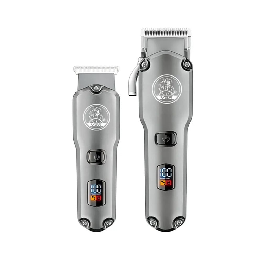 VGR V-675 Tagliacapelli Professionale + Trimmer Barber 2in1